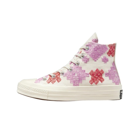 Converse Chuck 70 High Bright Embroidery Pink and Red ❤️🩷 - Picture 2 of 6